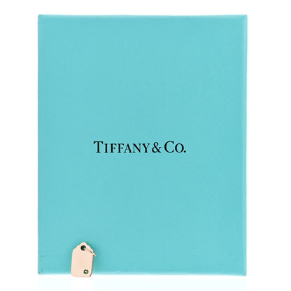 Tiffany 18K Rose Gold Tsavorite Tag Charm Pendant 3 of 3