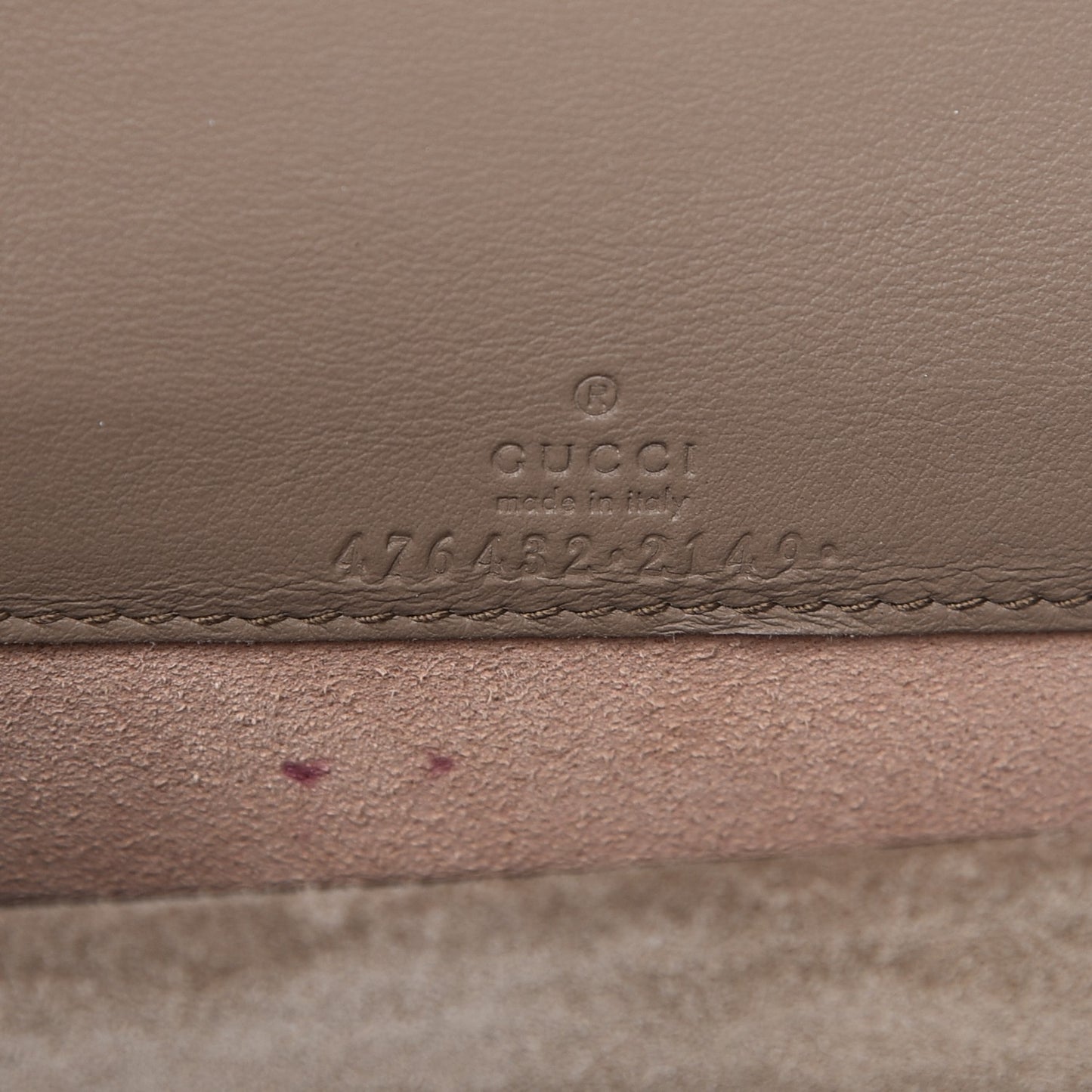 GG Supreme Monogram Super Mini Dionysus Shoulder Bag Taupe