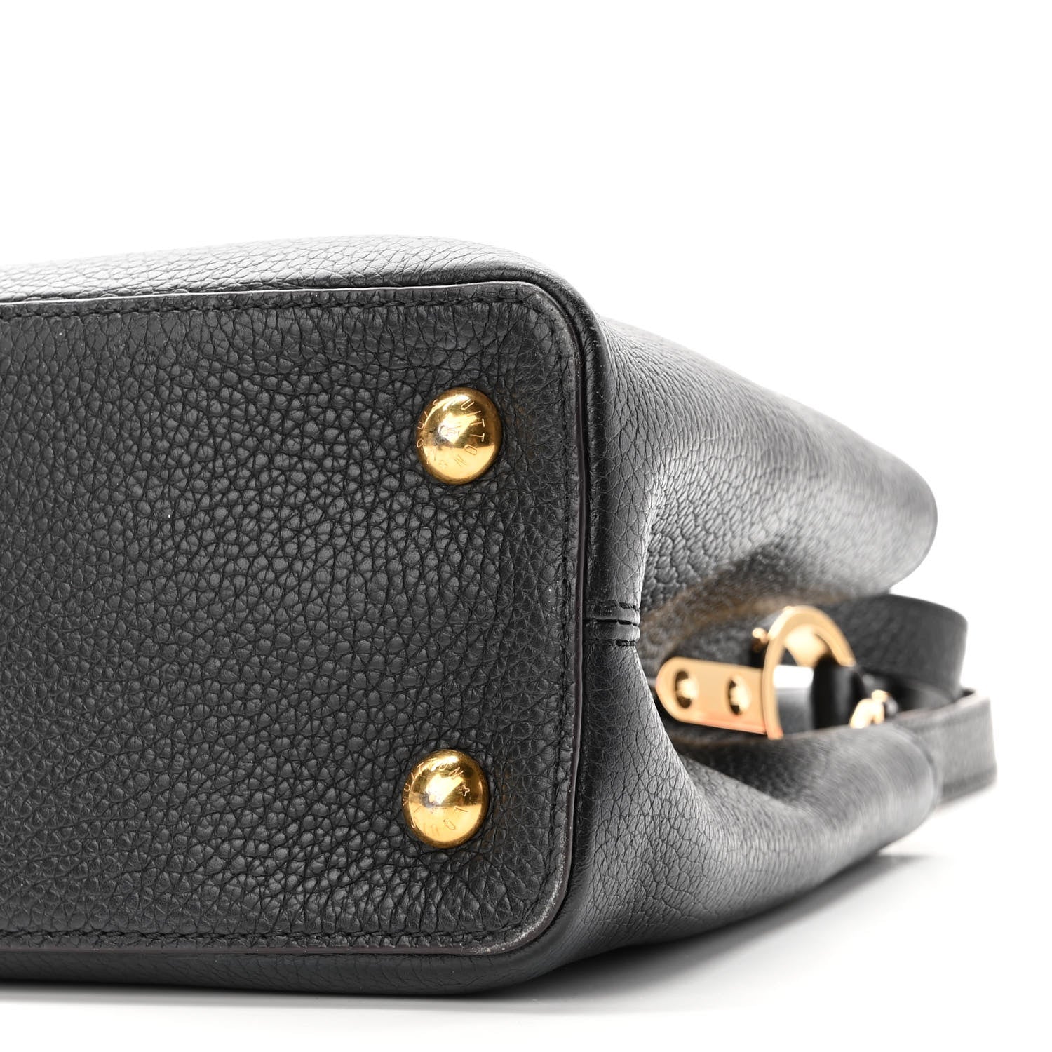 Louis Vuitton Taurillon Capucines PM Black 8 of 10