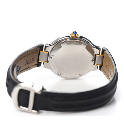 Cartier Stainless Steel 18K Yellow Gold Calfskin 28mm Must De 21 Quartz Watch 4 of 7