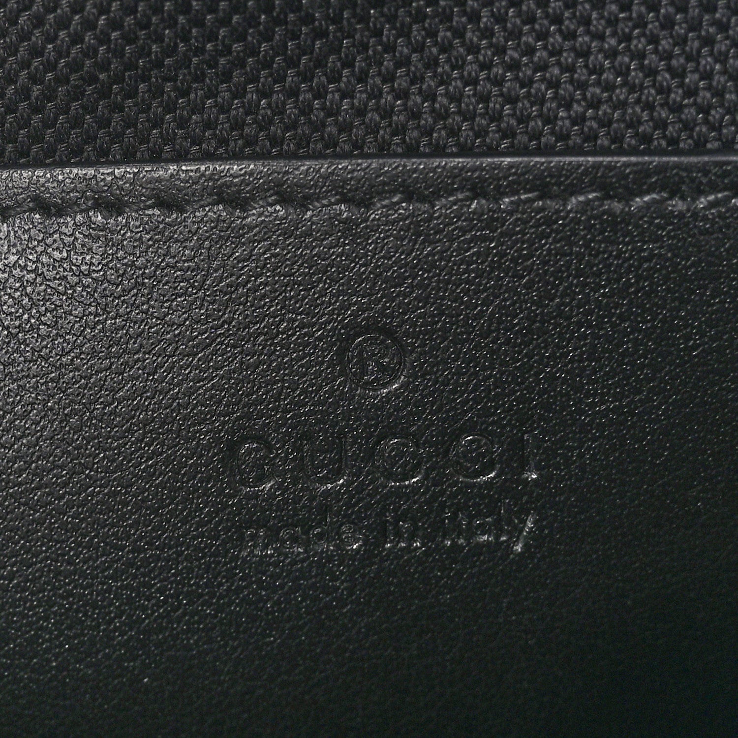 Gucci Calfskin Matelasse Monochrome Mini GG Marmont Chain Shoulder Bag Black 7 of 9