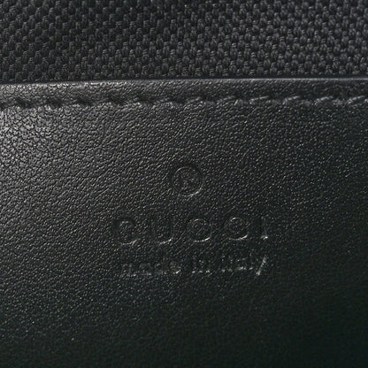 Gucci Calfskin Matelasse Monochrome Mini GG Marmont Chain Shoulder Bag Black 7 of 9
