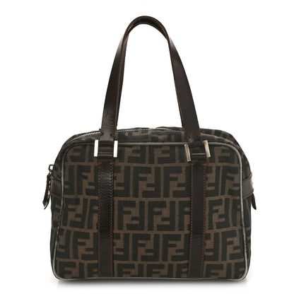 Fendi Zucca Boston Tobacco 1 of 10