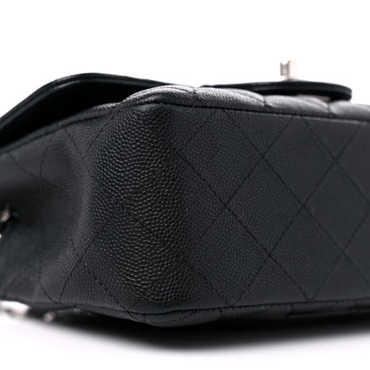 Chanel Caviar Quilted Mini Rectangular Flap Black 8 of 11