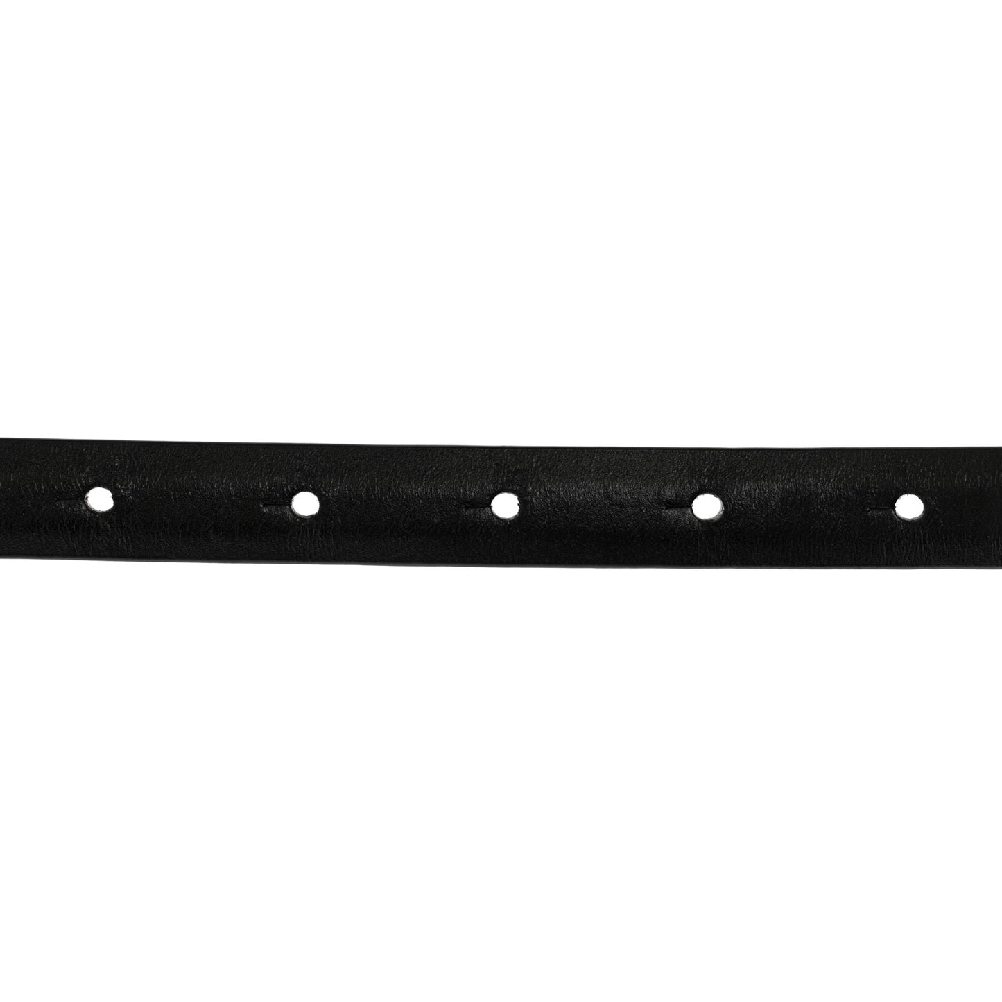 Calfskin Horsebit Skinny Belt 70 28 Black