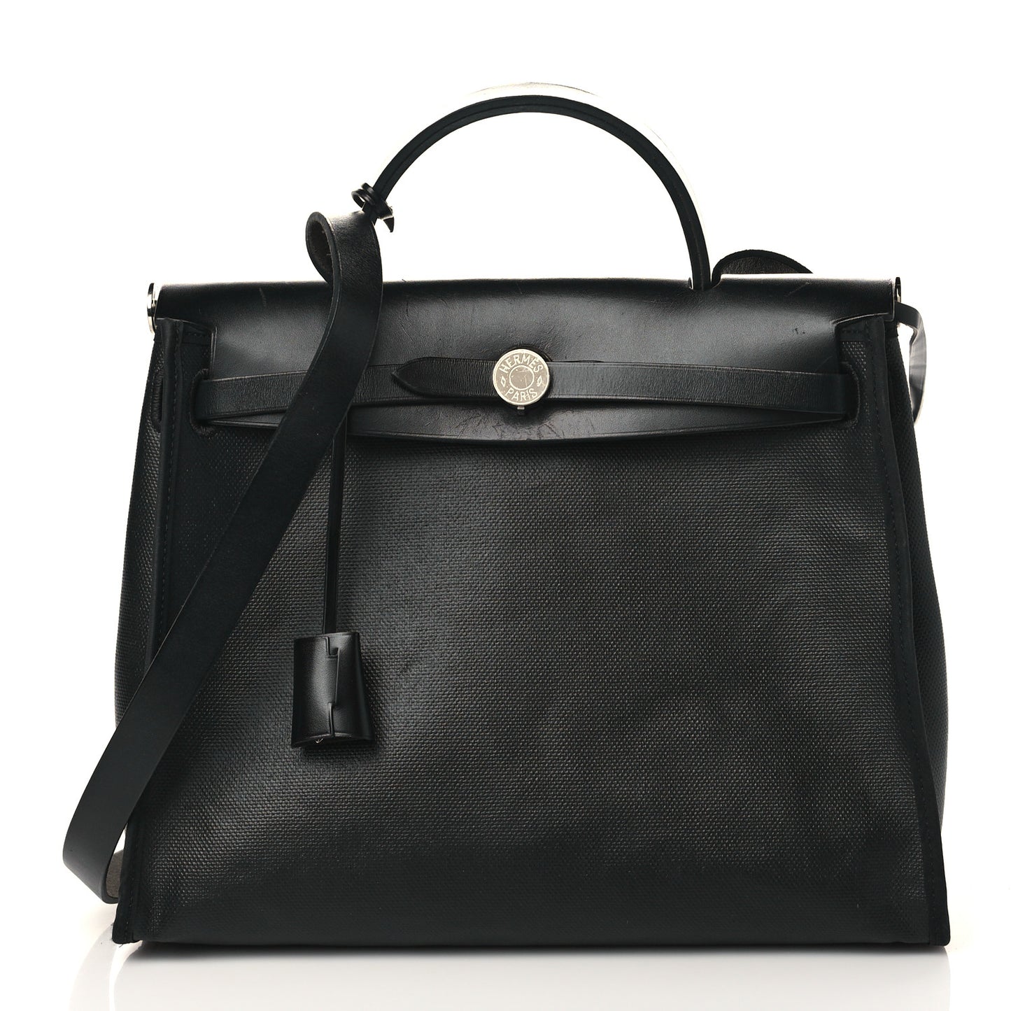 Toile H Berline Vache Hunter Herbag Zip PM 31 Black Ecru