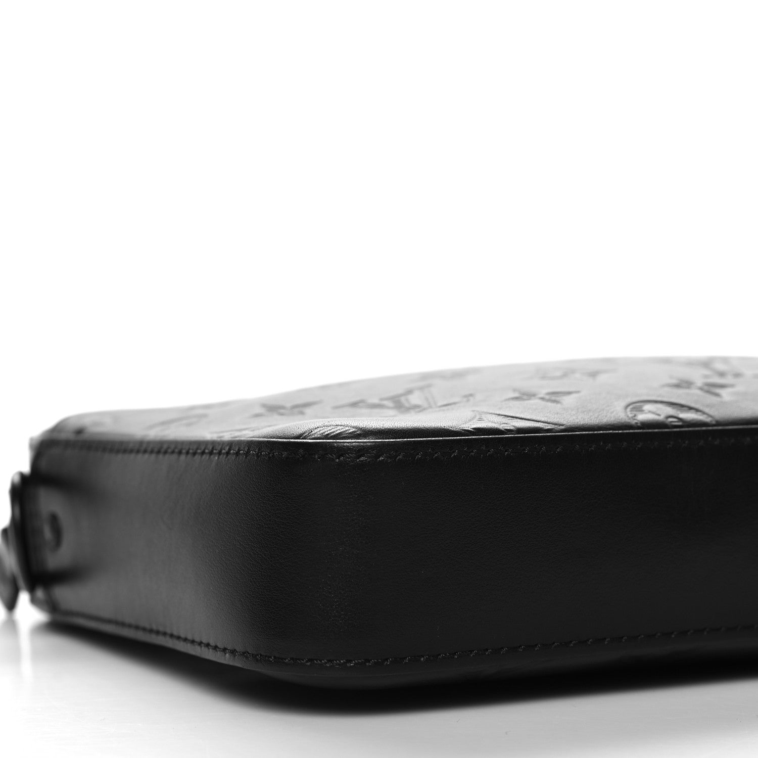 Louis Vuitton Calfskin Monogram Shadow Duo Messenger Black 8 of 9