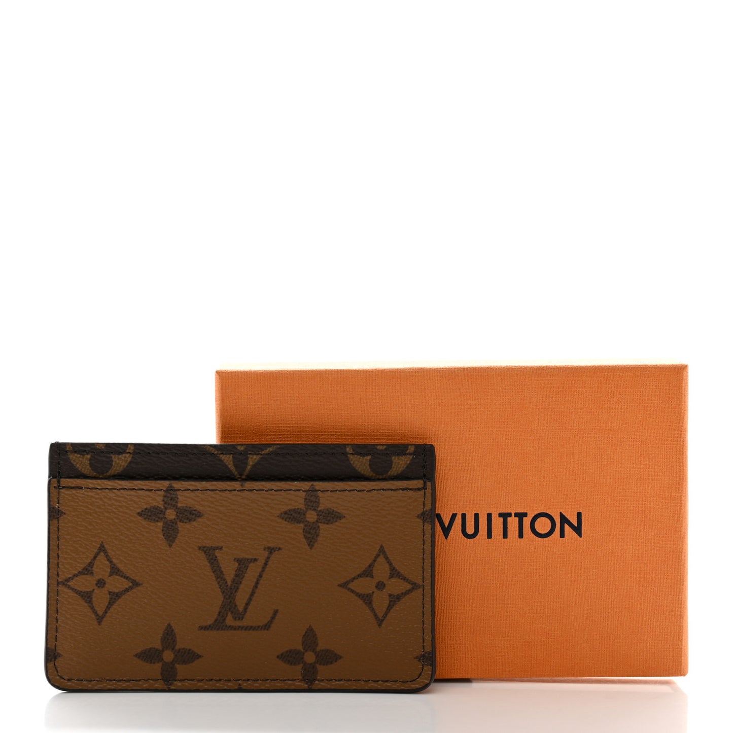 Reverse Monogram Card Holder