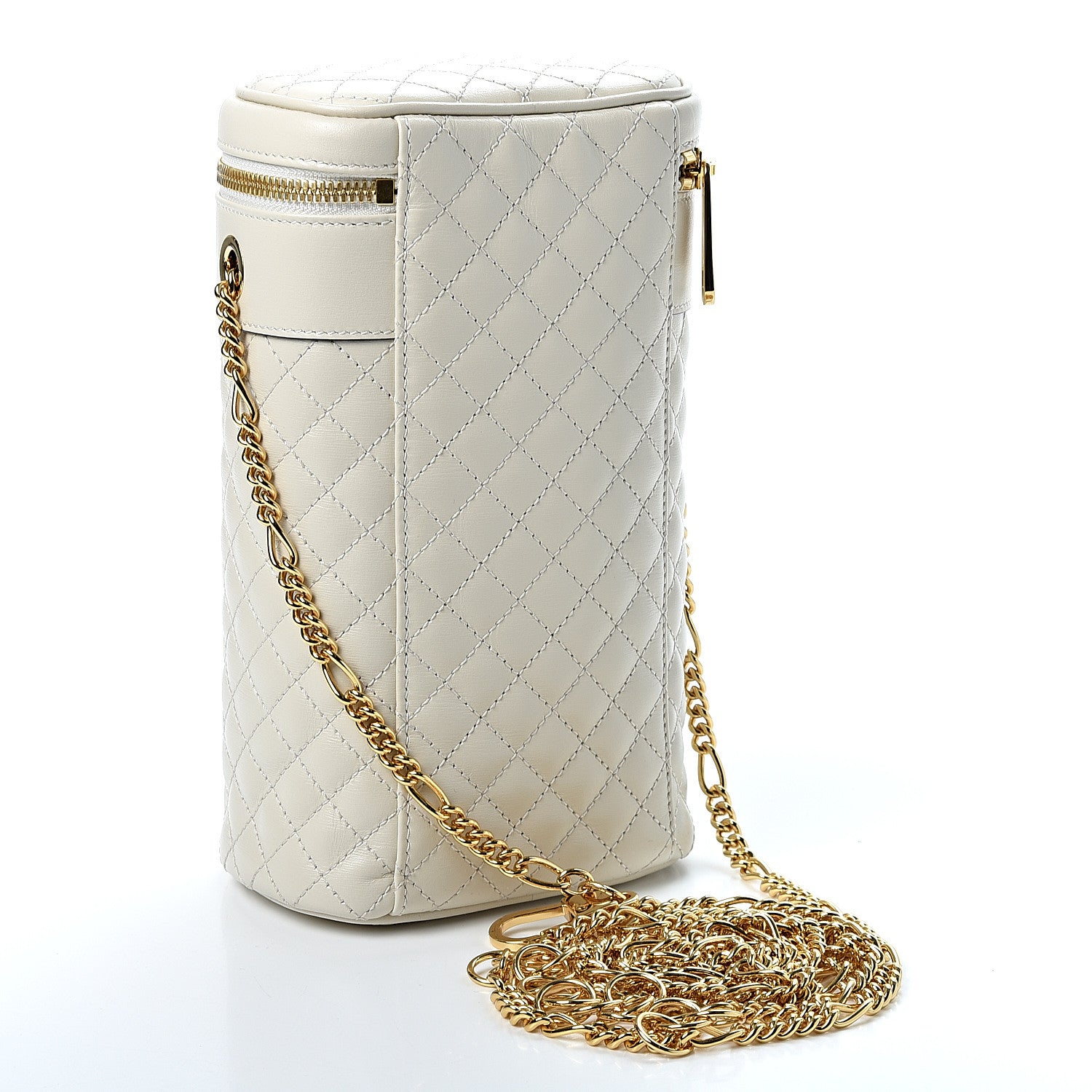 Gucci Calfskin Trapuntata Zumi Belt Bag Off White 3 of 10
