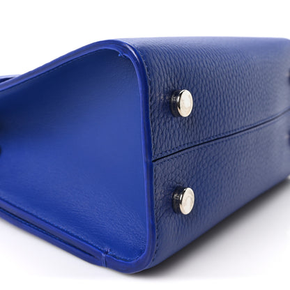 Christian Dior Grained Calfskin Mini Diorever Flap Blue 9 of 11