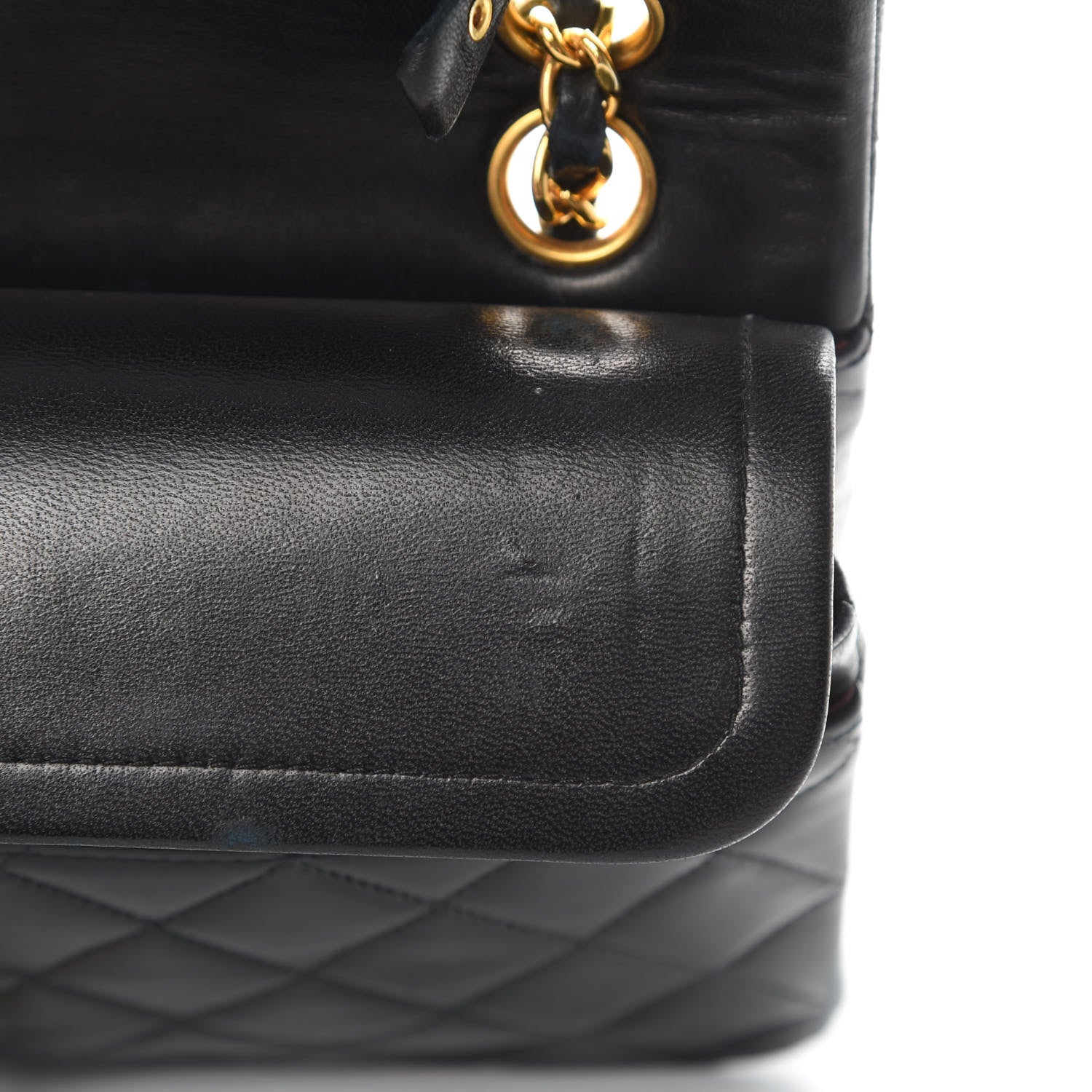 Chanel Lambskin Quilted Small Double Flap Black 16 of 21