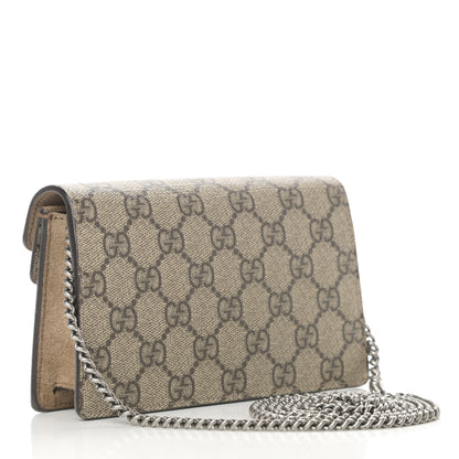 Gucci GG Supreme Monogram Super Mini Dionysus Shoulder Bag Taupe 3 of 11