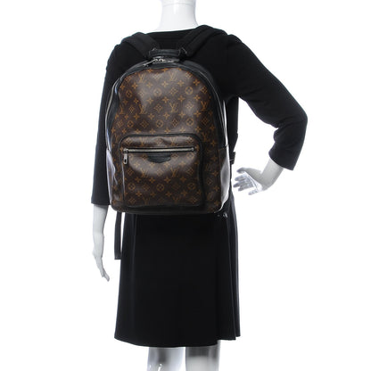 Louis Vuitton Monogram Macassar Josh Backpack 2 of 10