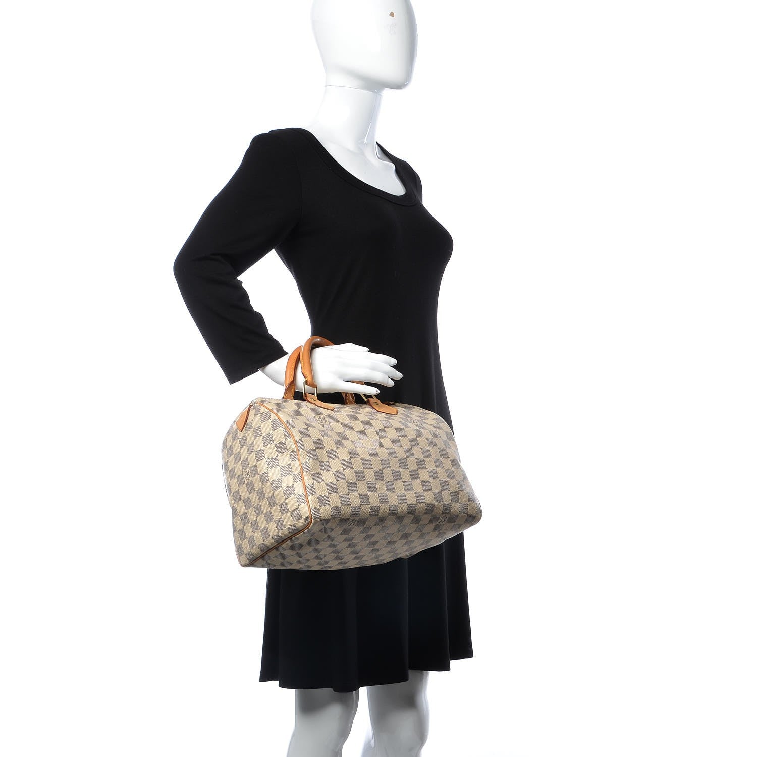 Louis Vuitton Damier Azur Speedy 30 2 of 11