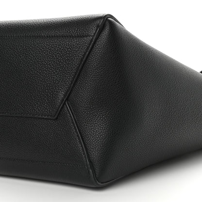 Celine Soft Grained Calfskin Sangle Bucket Bag Black 8 of 9