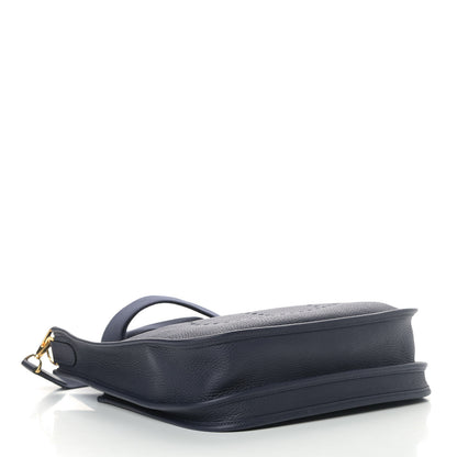 Hermes Taurillon Clemence Evelyne III PM Bleu Nuit 4 of 9