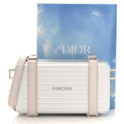 Christian Dior X RIMOWA Aluminum Personal Clutch On Strap Silver 12 of 12