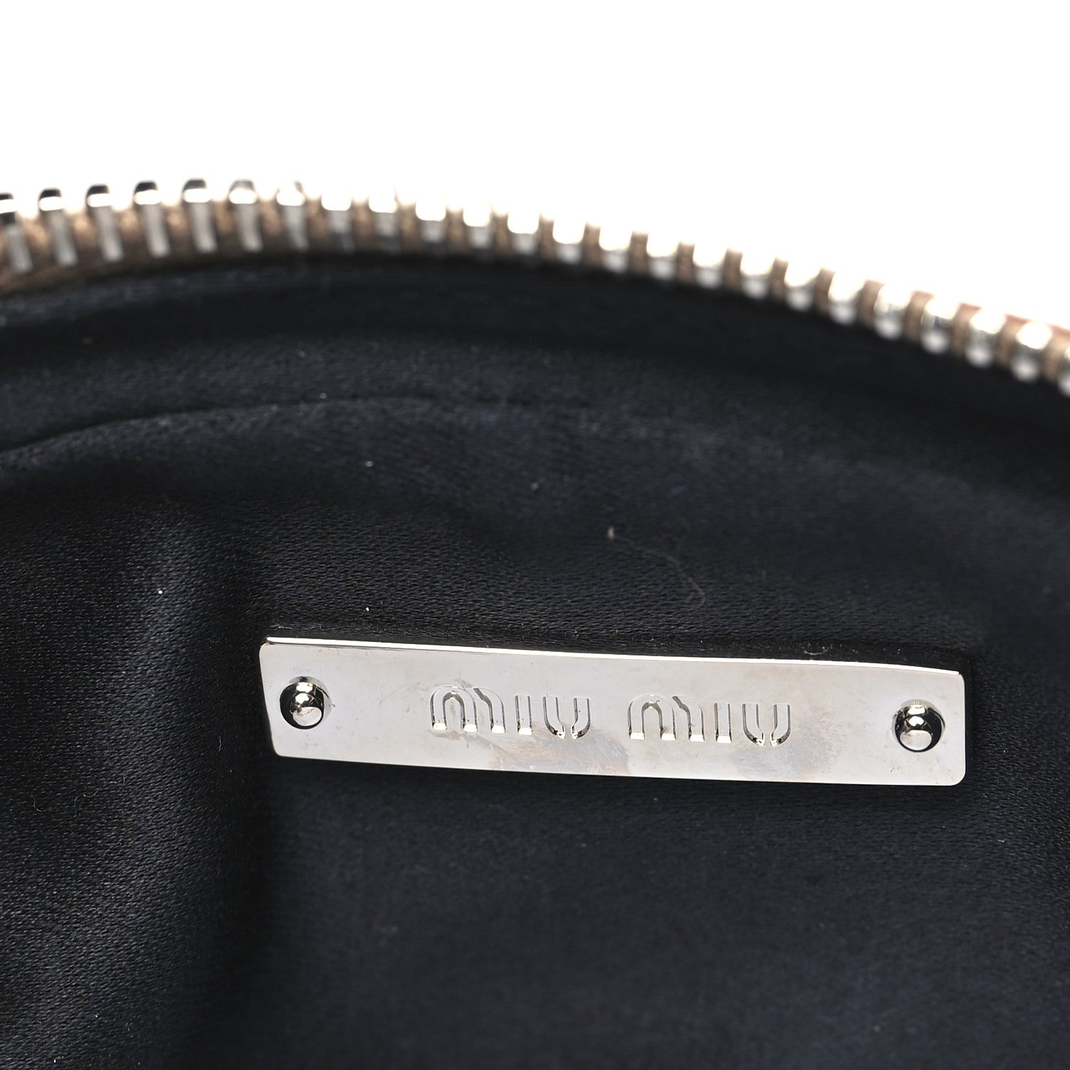 Miu Miu Vitello Lux Matelasse Double Zip Chain Crossbody Bag Cammeo 7 of 11