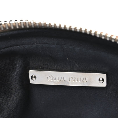 Miu Miu Vitello Lux Matelasse Double Zip Chain Crossbody Bag Cammeo 7 of 11