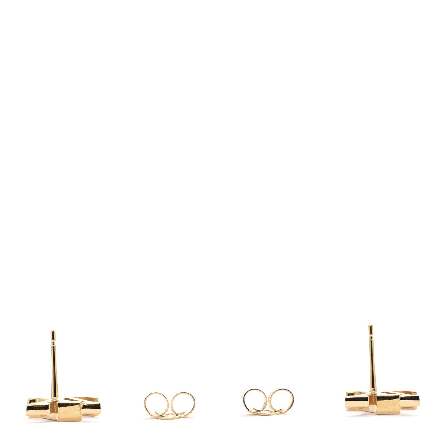 Louis Vuitton Metal Enamel LV Iconic Earrings Gold Pink 3 of 6