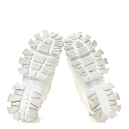 Prada Rubber Technical Knit Fabric Cloudbust Thunder Sneakers 39 White 6 of 7