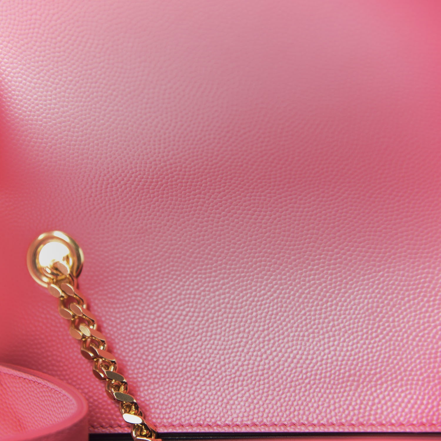 Saint Laurent Grain De Poudre Medium Classic Monogram Kate Satchel Rose Clair 9 of 12