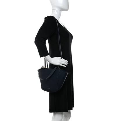 Mansur Gavriel Calfskin Mini Ocean Tote Blue 2 of 8