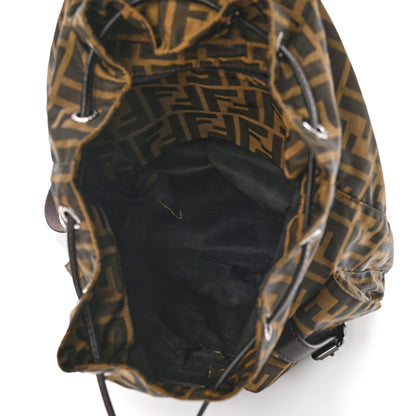 Fendi Zucca Drawstring Flap Backpack Tobacco 5 of 9