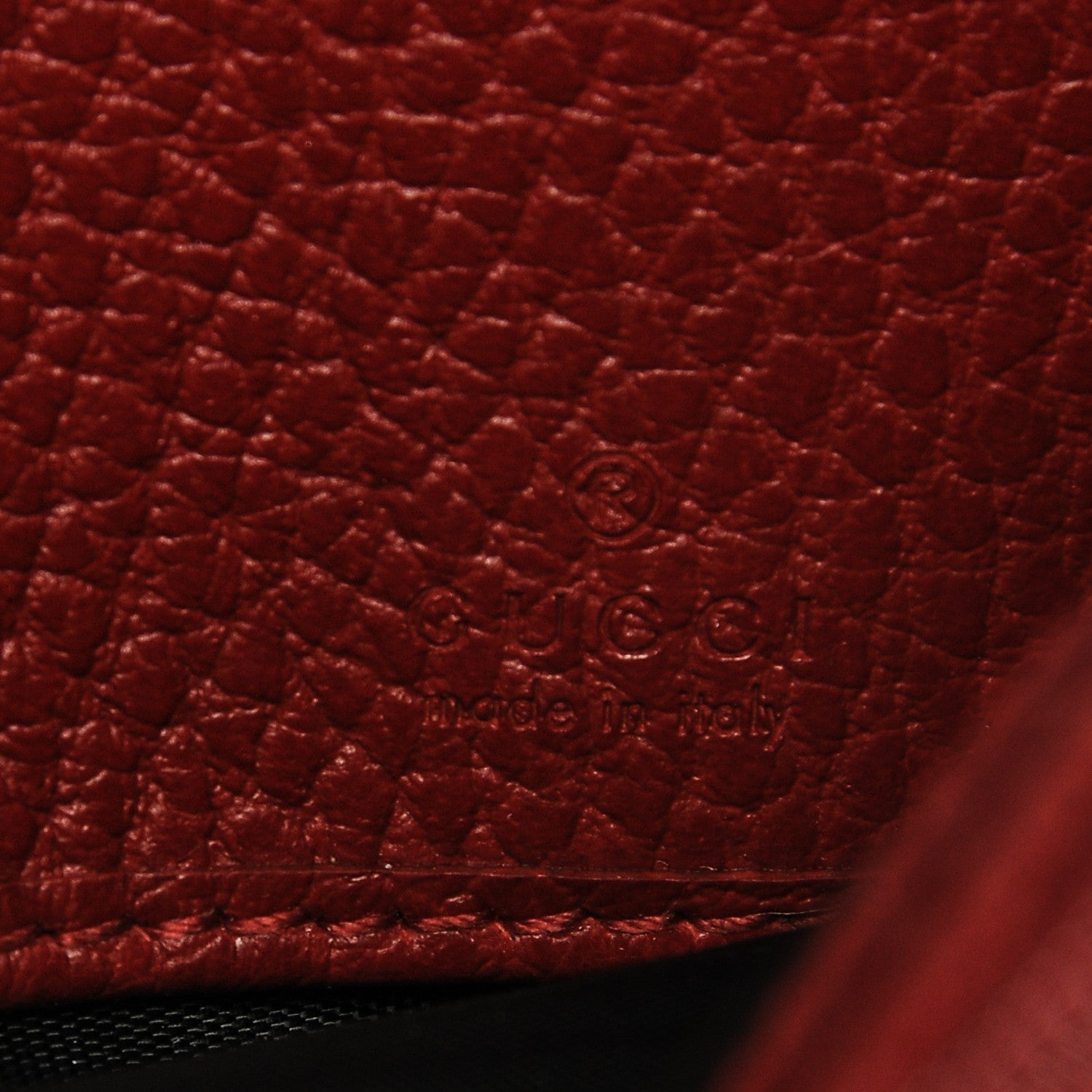 Gucci Dollar Calfskin GG Marmont Continental Wallet Hibiscus Red 6 of 7