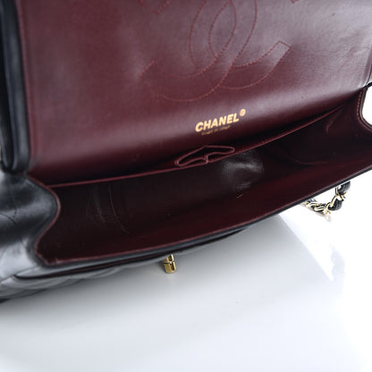 Chanel Lambskin Quilted Jumbo Double Flap Black 5 of 16