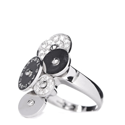 Bulgari 18K White Gold Diamond Cicladi Ring 50 5.25 3 of 6