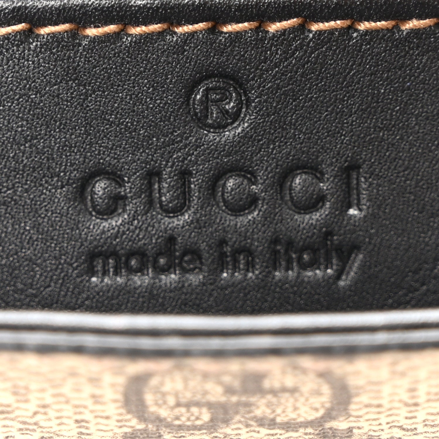 Gucci GG Supreme Monogram Web Medium Padlock Messenger Shoulder Bag Black 6 of 10