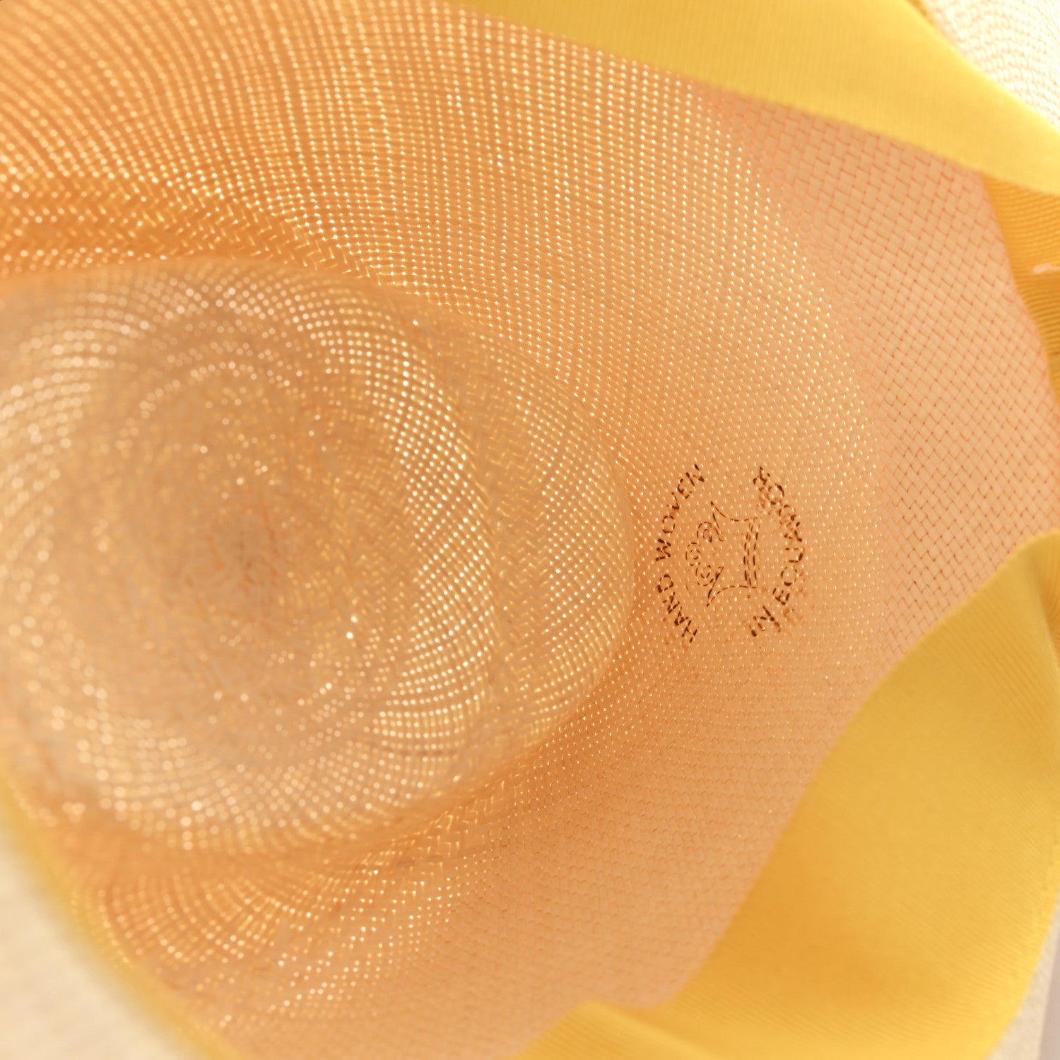 Hermes Straw Arizona Panama Brisa Hat 57 Naturel Orange 10 of 12