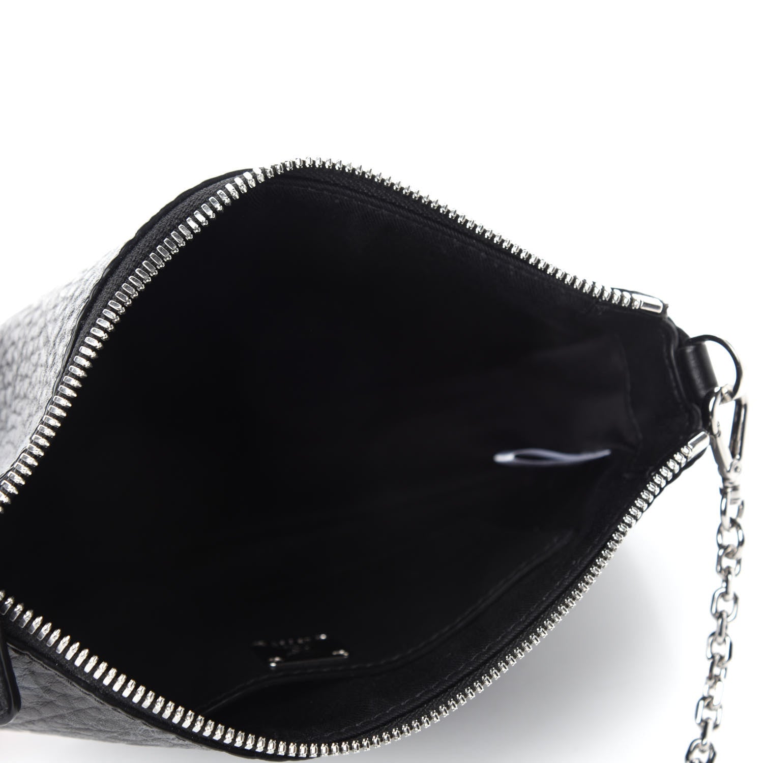 MCM Visetos Medium Millie Chain Crossbody Bag Black 5 of 11