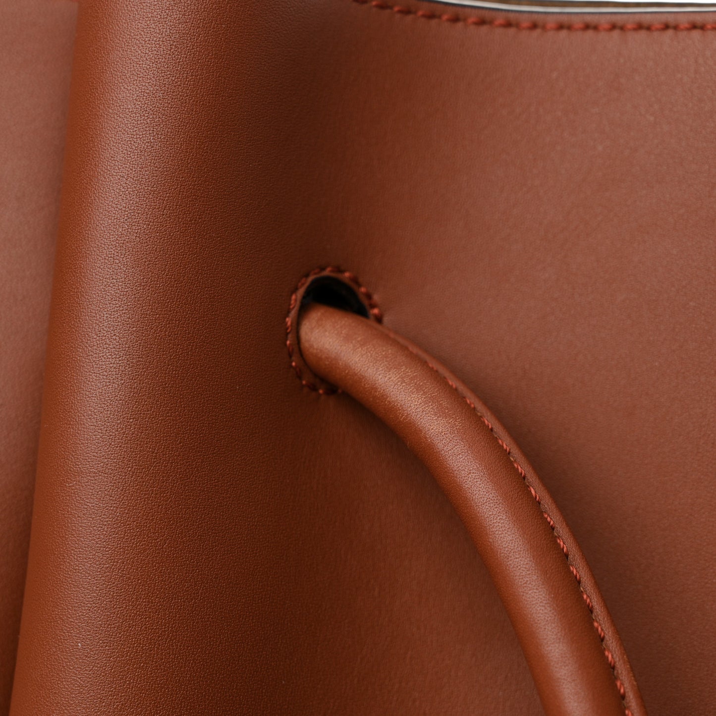 Calfskin Medium Flamenco Knot Bag Rust