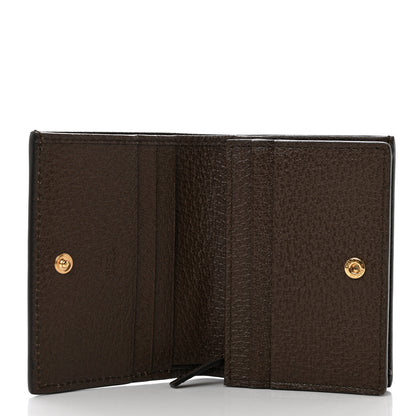 Gucci GG Supreme Monogram Web Ophidia Card Case Beige New Acero 5 of 8