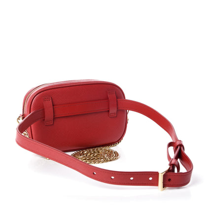 Prada Saffiano Lux Belt Bag Fuoco 4 of 10