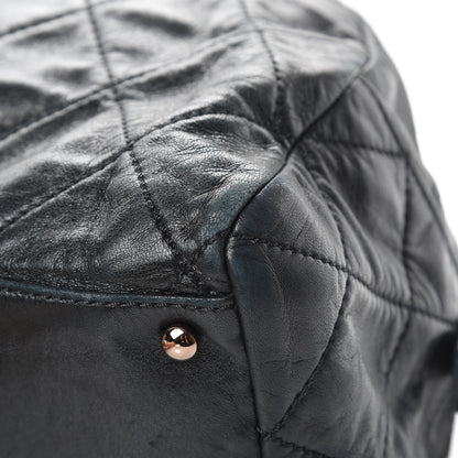 Chanel Lambskin Cloudy Bundle Bowler Black 11 of 15