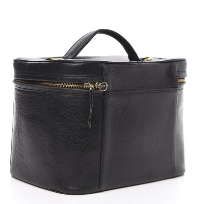 Chanel Caviar CC Vanity Train Case Black 3 of 18