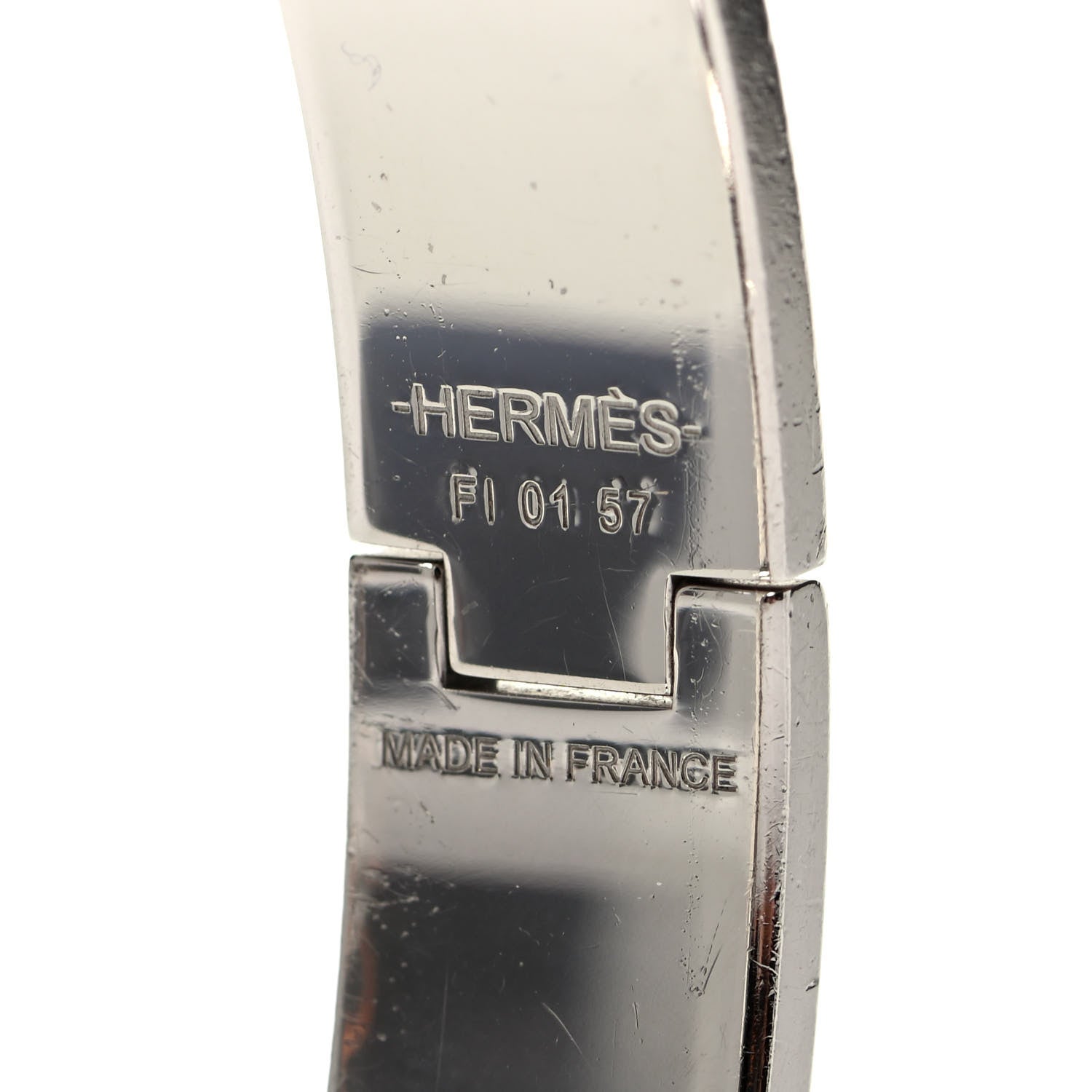 Hermes Enamel Narrow Clic Clac H Bracelet PM Rose Velours 4 of 4