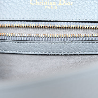 Christian Dior Grained Calfskin Small Diorama Flap Bag Denim 7 of 11