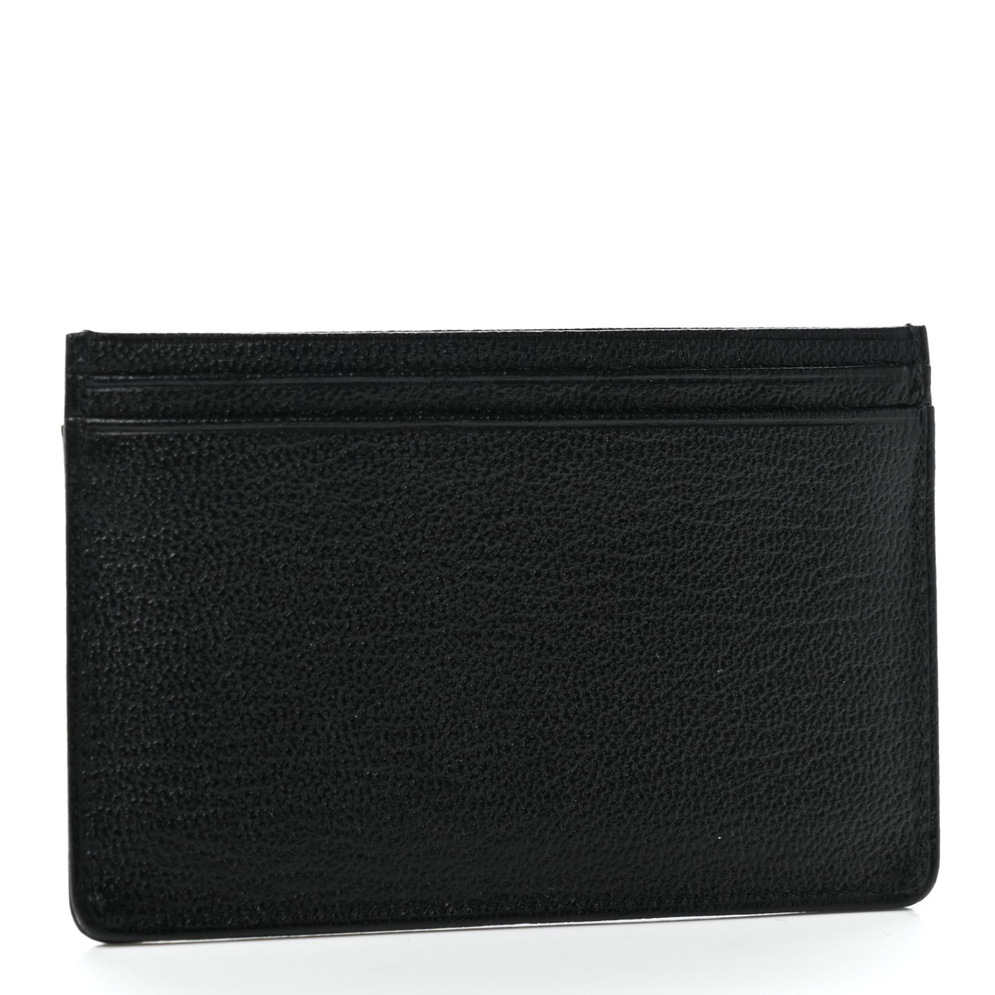 Calfskin CC Card Holder Black