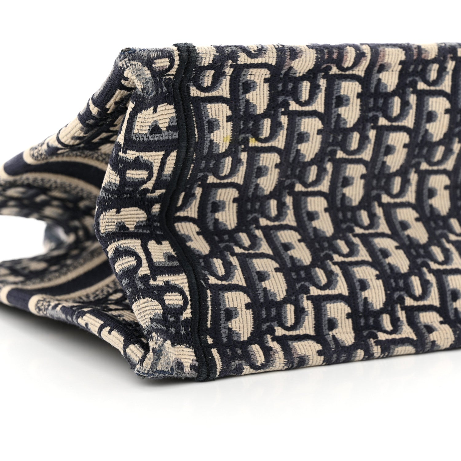 Christian Dior Oblique Small Book Tote Blue Multicolor 9 of 17