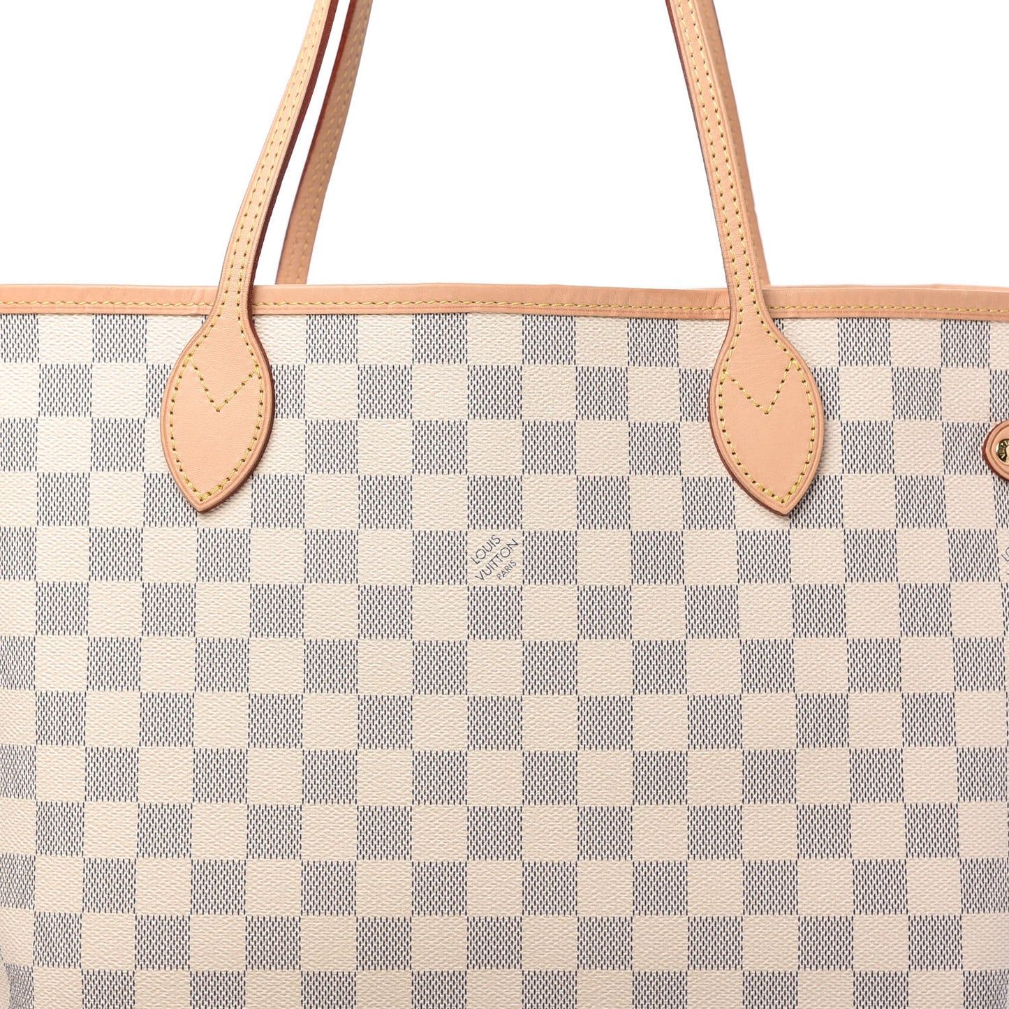 Damier Azur Neo Neverfull MM Rose Ballerine