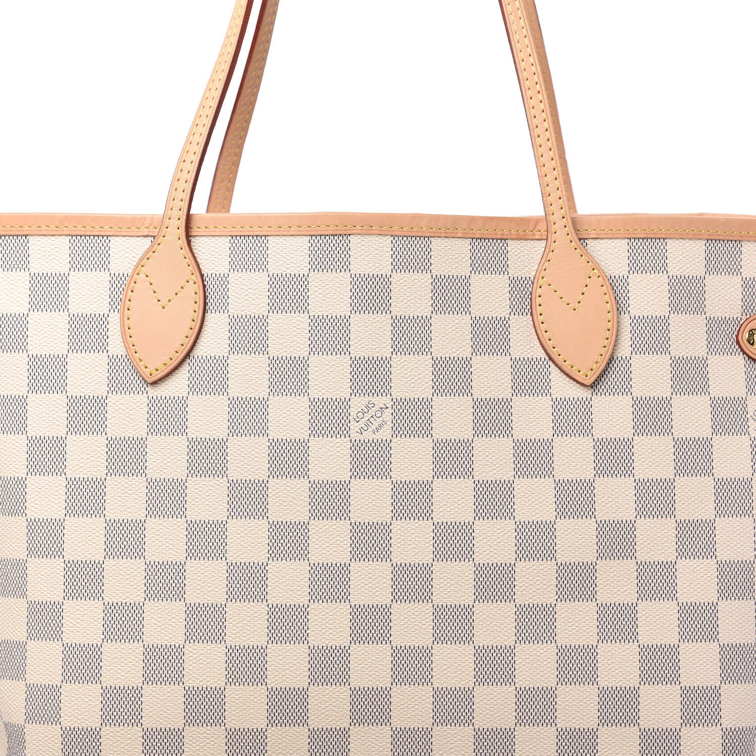 Louis Vuitton Damier Azur Neo Neverfull MM Rose Ballerine 11 of 11