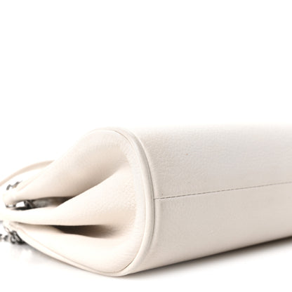 Chanel Caviar Quilted Mini Accordion Flap White 9 of 10