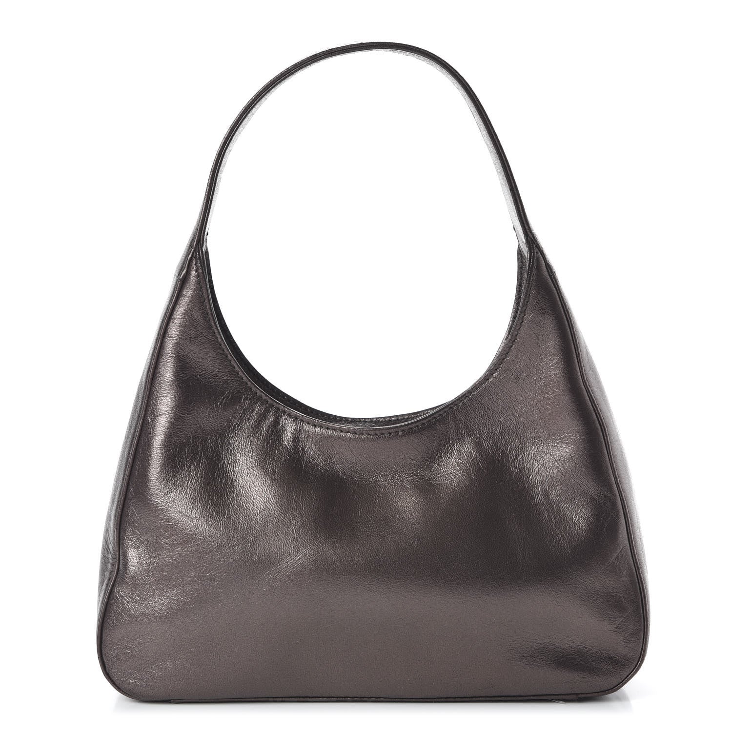 Prada Metallic Nappa Mordore Tote Fumo 1 of 9