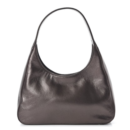 Prada Metallic Nappa Mordore Tote Fumo 1 of 9