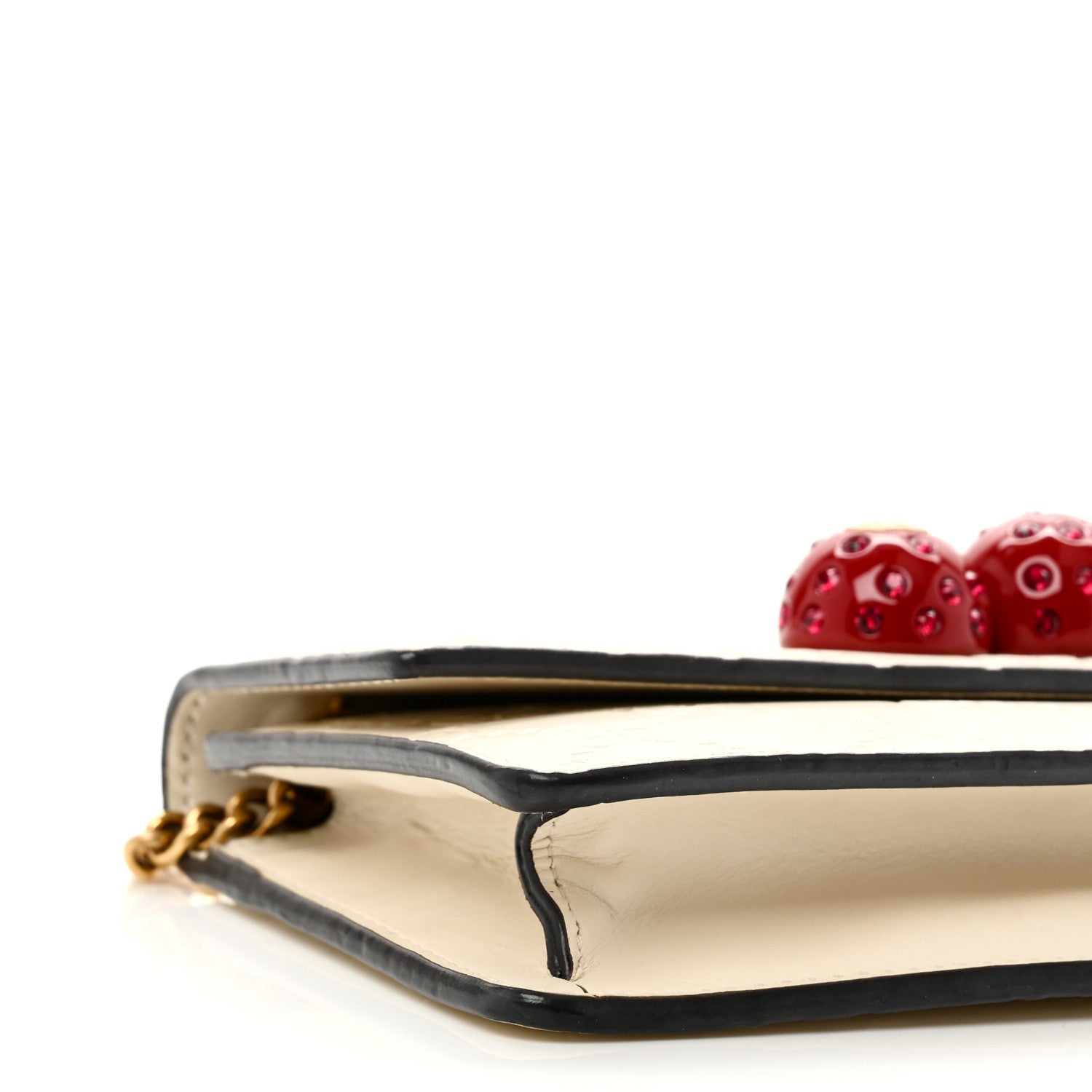 Gucci Guccissima Mini Cherry Chain Bag White 8 of 9