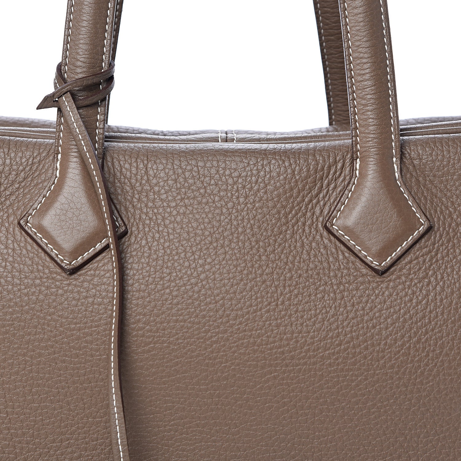 Hermes Taurillon Clemence Victoria II 35 Etoupe 9 of 14